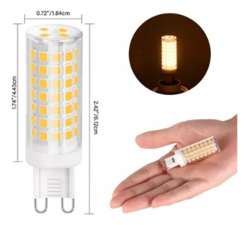 Kit 2 Arandelas 2 Focos Frisos Externa Interna Ar1015 Led 5w