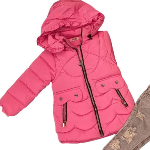 Campera De Niña , Campera De Abrigo Color Rosa !!!