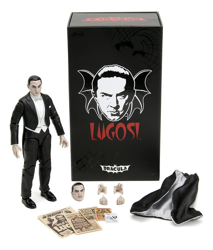 Jada Toys Dracula Bela Lugosi - Figura De Accion De 6 Pulgad