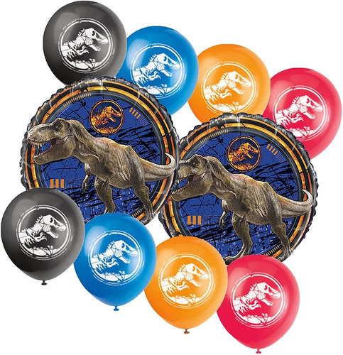 Ramo De Globos De Fiesta De Cumpleaños Jurassic World Falle