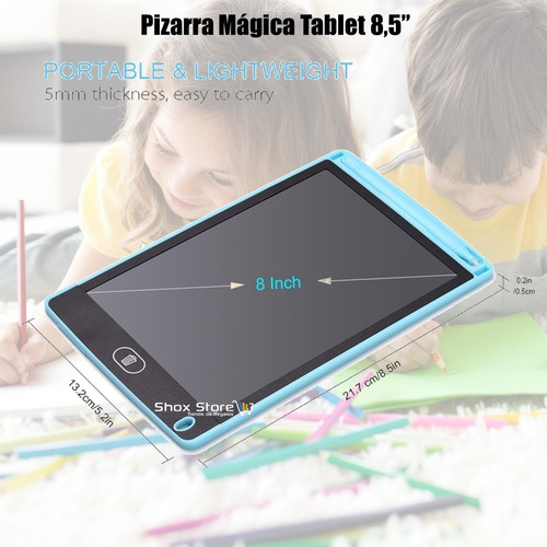 Pizarra Magica Tablet Lcd Original Dibuja Y Borra Infantil