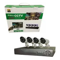 Comprar Kit Cctv Con 4 Cámaras De Seguridad Mas Dvr 1080p Full Hd