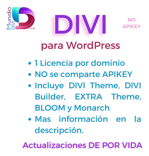 Paquete 3 Divi Tema Y Divi Builder, Extra, Bloom Y Monach