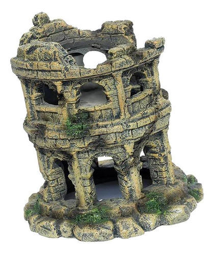 * Acuario Agua Coliseo Romano Modelo Decoración Decoraciones