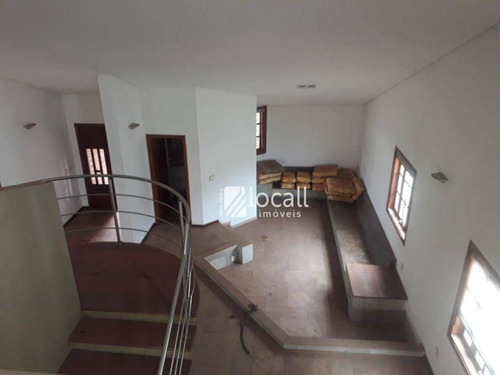 Imagem 8 de 10 de Casa Com 4 Dormitórios Para Alugar, 478 M² Por R$ 10.000,00/mês - Jardim Francisco Fernandes - São José Do Rio Preto/sp - Ca0519