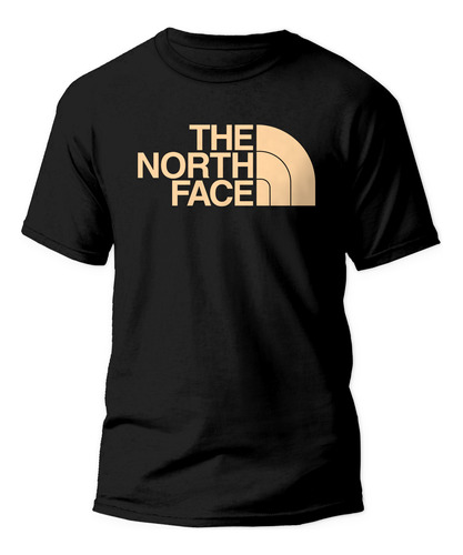Playera Hombre Negra The North Face Beige + Espalda Nueva!