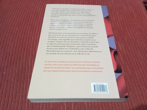 Libro El Salón De La Embajada Italiana, De Elena Moreno (Usado)