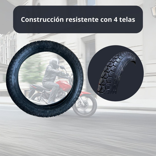 Cubierta Delantera Horng Fortung 3,00 - 18 Motos Modelo 150