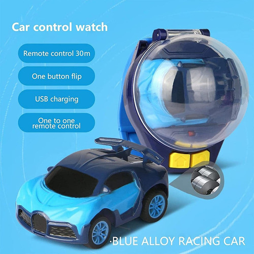 Mini Relógio Infantil Com Carrinho Com Controle Remoto