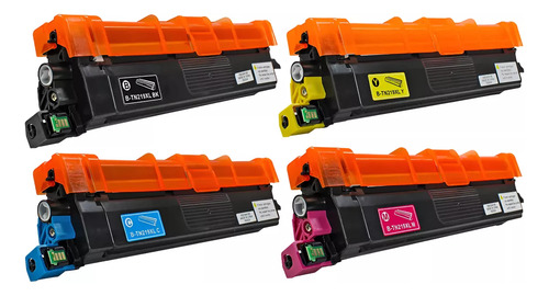 Kit Toner Tn219xl Compatível Color Hl-l3240cdw Dcp-l3560cdw