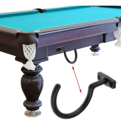 Snooker Billiard Cue Hook Bridge Stick Pool Rack Com Suporte