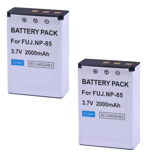 2x Batería Np-85 Para Fujifilm S1 Sl245 Sl280 Sl305 Sl1000