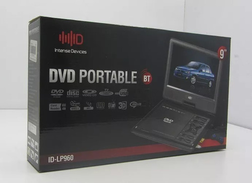 Imagen 3 de 4 de Reproductor De Dvd Portátil Intense Devices Id-lp960, 9