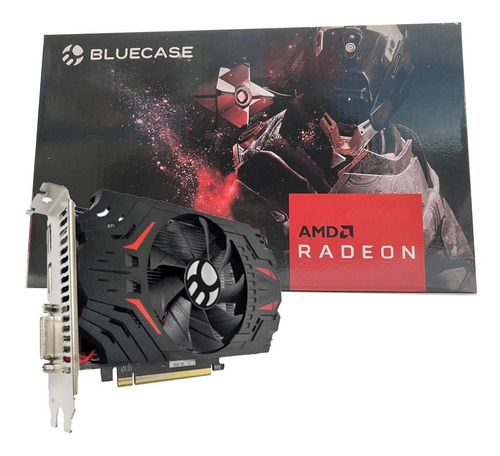Imagem 1 de 3 de Placa De Video Rx 550 4gb Gddr5 Ddr5 128bits Com Nfe