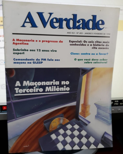 A Verdade - Revista Maçônica - Nº 403 - Parcelado S/ Juros! 