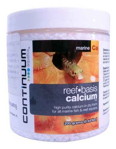 Suplemento De Cálcio Continuum Reef Basis Calcium Dry 200g