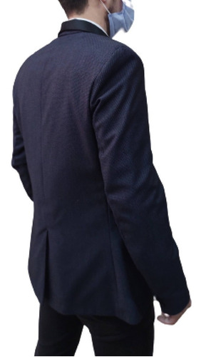Imagen 8 de 10 de Saco Smoking Elegante Sport Para Camisa Remera No Es Traje