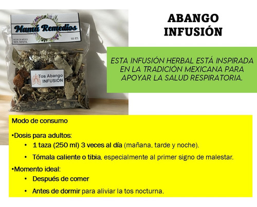 Te Abango, Auxiliar Vías Respiratorias