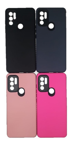 Funda Para Moto G60s Rígida Alto Impacto + Templado Recto