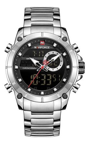 Reloj Naviforce Hombre Digital Y Analogico Elegante Sumergib