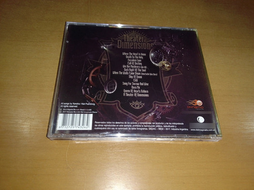 Xandria - Theater Of Dimensions (cd Usado) Estandar