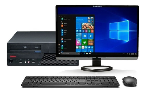 Imagem 1 de 10 de Desktop Monitor 19'' Core 2 Duo Lenovo M58 8gb Ssd 120 W10
