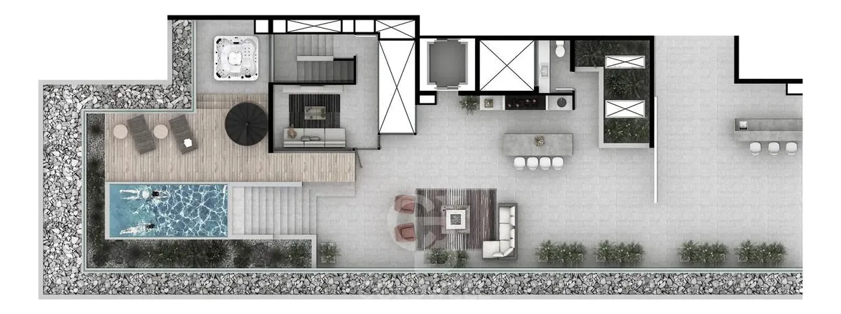 Imagen 3 de 9 de Proyecto En Vitacura, Pent-houses Francisco De Aguirre