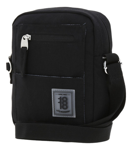 Chenson Crossbody Modelo Zilp Unisex 1866546-3 Color Negro