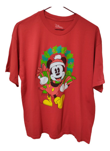 Polo Disneyland Resort Walt Disney World Xl Rojo 100% Algodó