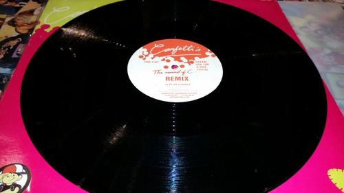 Confettis The Sound Of C (remix) Vinilo Maxi Belgium 88 (Usado)