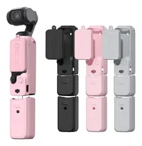 Comprar Brdrc - Funda De Silicona Para Bolsillo 3, Protector De Lente, Resistente A Los Arañazos, Funda Compatible Con Dji Osmo Pocket 3 Creator Combo Accesorios (rosa)