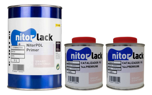 Poliuretano Primer Nitorlack Incoloro 1 Litro + Catalizador