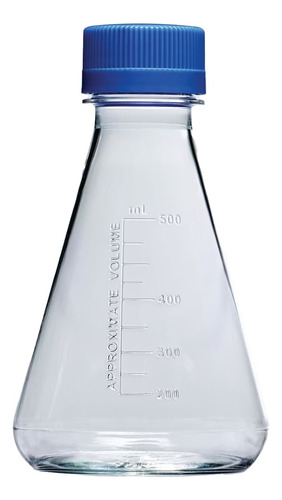 Matraz Erlenmeyer 500ml Petg, Graduado, Esteril - Nalgene