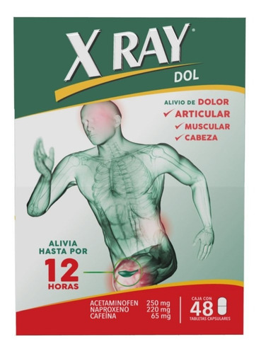 X Ray Dol Caja X 48 Tabletas - Unidad a $1779