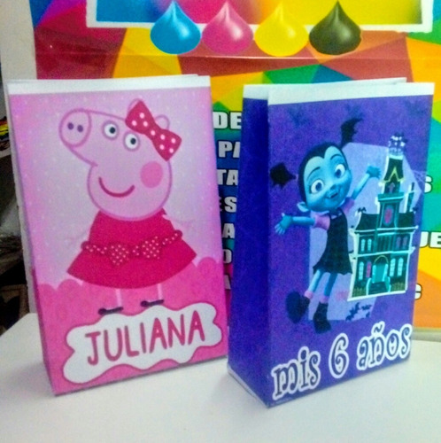 30 Bolsitas Personalizadas Sorpresitas + C/cierra Sticker