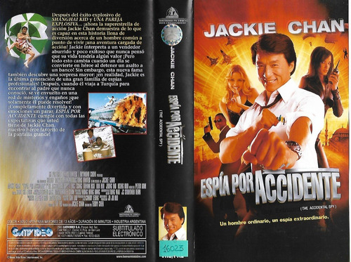 Espia Por Accidente Vhs Jackie Chan Vivian Hsu Kim Min