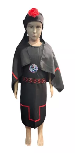 Disfraz Mapuche Nina MercadoLibre