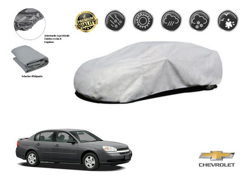 Funda Car Cover Afelpada Chevrolet Malibu 3.5l 2004 A 2007