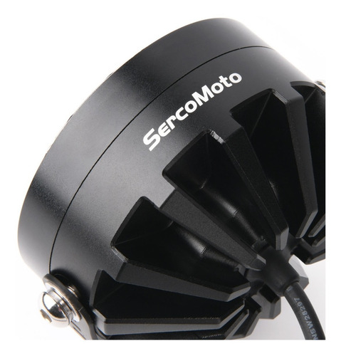 Faros Auxiliares De Moto Sercomoto Sm7121s 7 Leds Xp-g2 75w