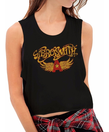 Tops Estampados Personalizados  Aerosmith Mujer