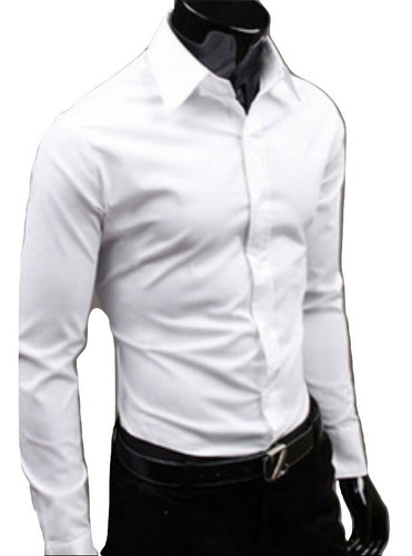 Camisa Hombre Slim Fit Entallada Elastizada Be Yourself