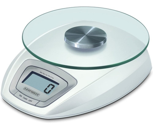 Imagen 2 de 2 de Balanza Cocina 5kg X 1 Grs Leifheit Plato Vidrio 3173