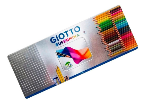 Lapices De Colores Giotto Supermina  X 50 Elementos En Lata