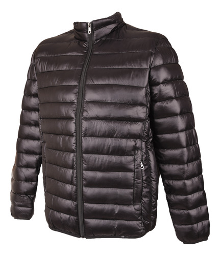 Campera Spt Hombre De Abrigo Negra