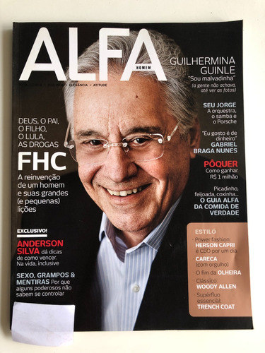 Revista Alfa Fhc Anderson Silva Seu Jorge 2011
