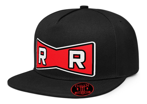 Gorra Plana Snapback Dragon Ball Patrulla Roja