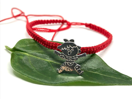 Pulsera De Protección Hilo Rojo, Niña De Plata