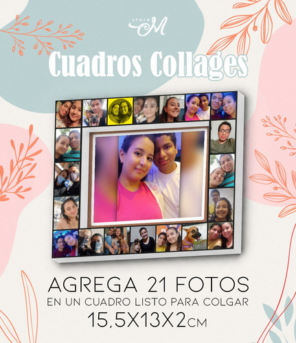 Cuadro Collage - Cuadro Con Fotos Para Colgar