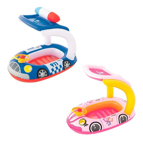 Imagen 1 de 4 de Asiento Auto Con Volante Inflable Bestway 34103 98 X 66cm Pc