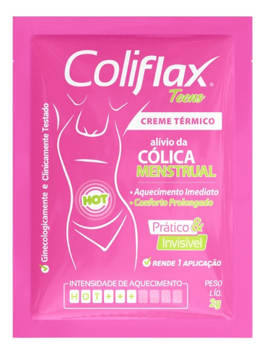 Coliflax Teens Sachê 2g Creme Térmico Para Cólica